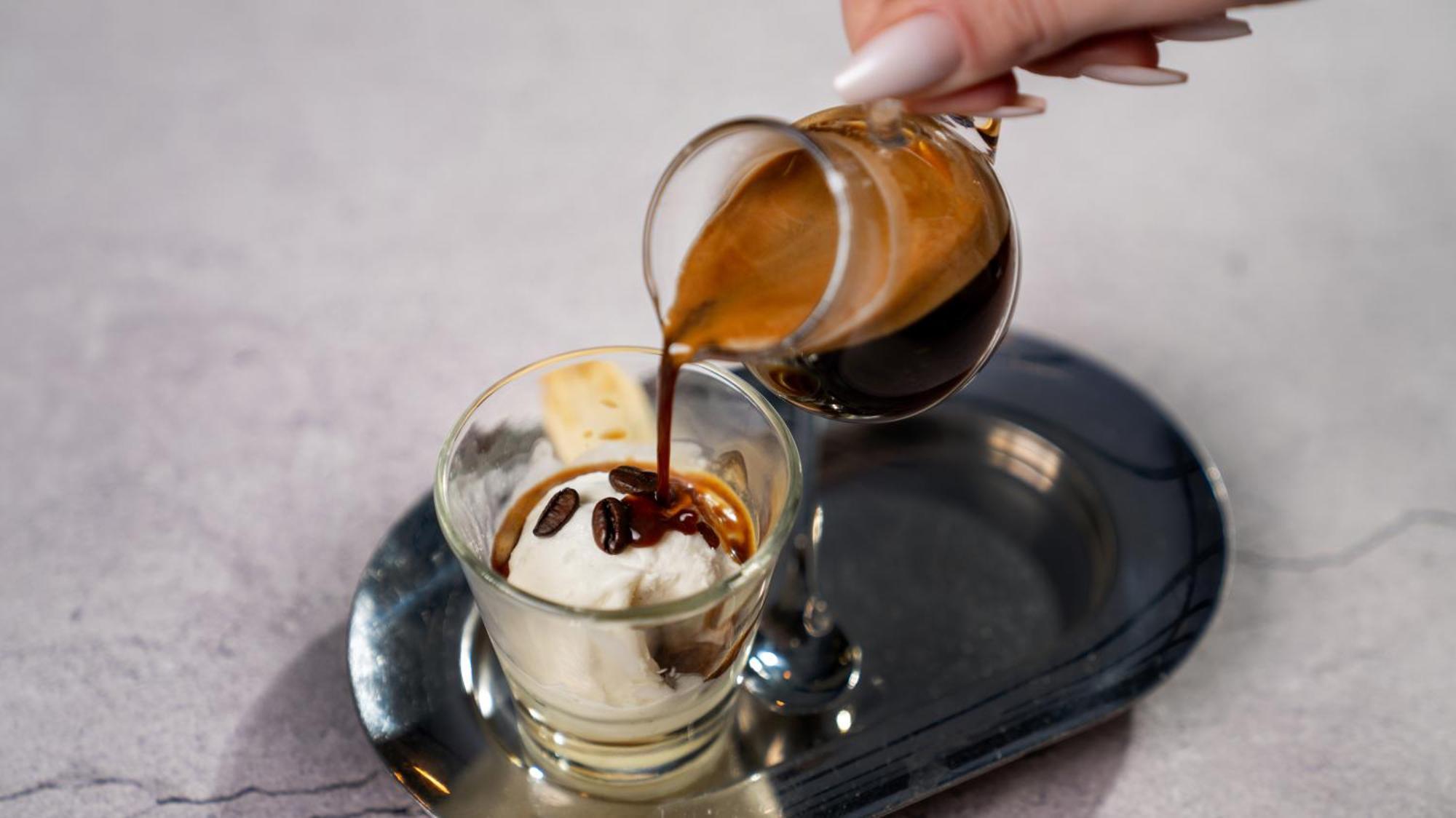 The Abdali Boulevard Hotel Amman Exterior photo Preparation of an affogato